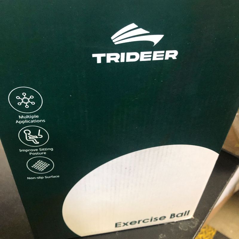 Photo 1 of Trideer Yoga Ball for Pregnancy Office Ball Chair– Exercise Ball for Birthing, Labor, Stretching & Core Workout – Anti-Burst, Slip-Resistant for Home Gym, Flexible Seating & Physical Therapy