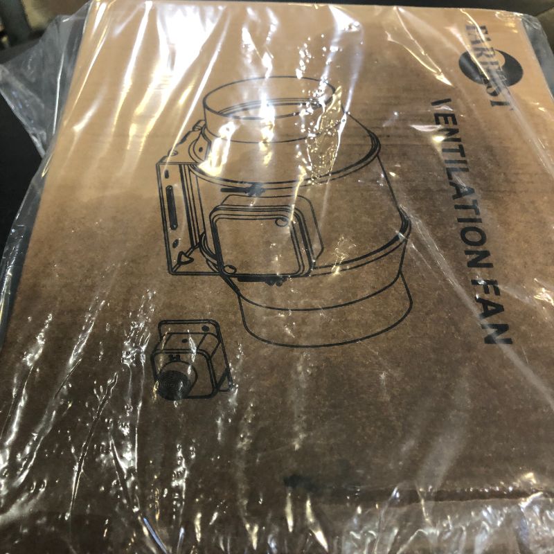 Photo 1 of FAREAST 4" Inline Fan, 290 CFM Duct Fan with Speed Controller, Silent EC Motor Exhaust Fan, for Cooling Heating Booster, Grow Tents, Hydroponics and Home Use