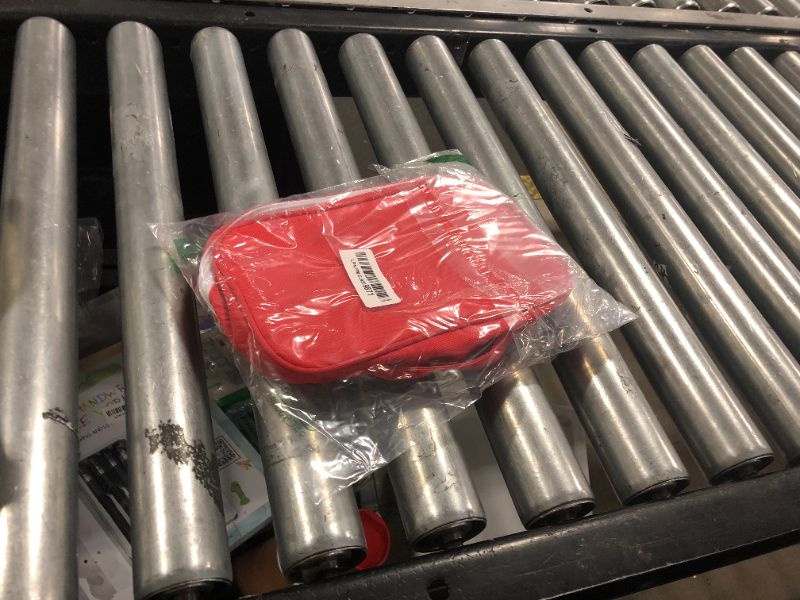 Photo 1 of TOPASION Portable Empty First Aid Kit Bag, Travel Medicine Pouch, Small Medical Bag (Red)