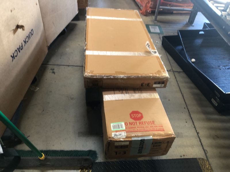 Photo 1 of -MISSING BOX 2 OF 3- Backyard Discovery Callahan 8' x 5' Cedar Wood Outdoor Patio Pergola Swing Bench with Trellis, Two-Person Seating, Chains, Water Resistance, 600 Lb Weight Capacity for Porch, Patio, Deck, Garden