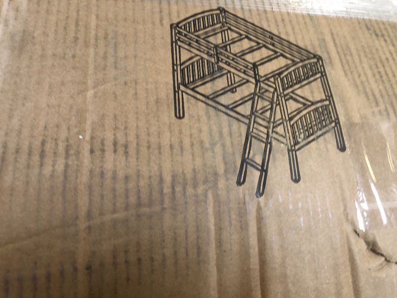 Photo 1 of -MISSING OTHER BOXES FROM SET- Verona bunk bed headboard and footboard in java finish 