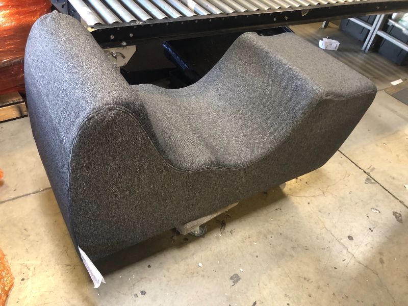 Photo 1 of ZINUS Lotus Zero Gravity Chaise Lounger, Foam Recliner for Living Room, Ergonomic Positioning for Better Relaxation, No Assembly, Dark Grey
