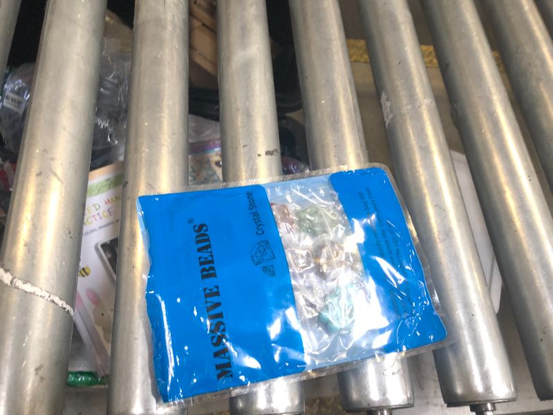 Photo 1 of 100Pcs Natural Crystal Beads Stone Gemstone Round Loose Energy Healing Beads with Free Crystal Stretch Cord for Jewelry Making (Mixed Colors A, 8MM)