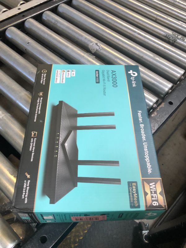 Photo 1 of TP-Link Dual-Band AX3000 Wi-Fi 6 Router Archer AX55 | Wireless Gigabit Internet Router for Home | EasyMesh Compatible | VPN Clients & Server | HomeShield, OFDMA, MU-MIMO | USB 3.0 | Secure by Design