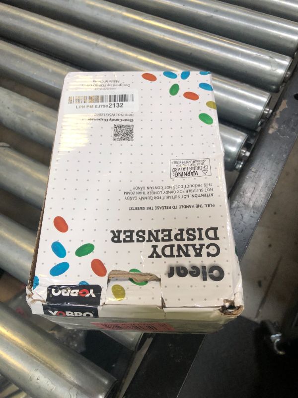 Photo 1 of YOBRO Candy Dispenser, Cute Vending Machine for Desktop, Manual Candy Machine, Dispense Mini Candies, Birthday&Christmas Gift for Girls, Gift for Friends Girlfriends (Clear)