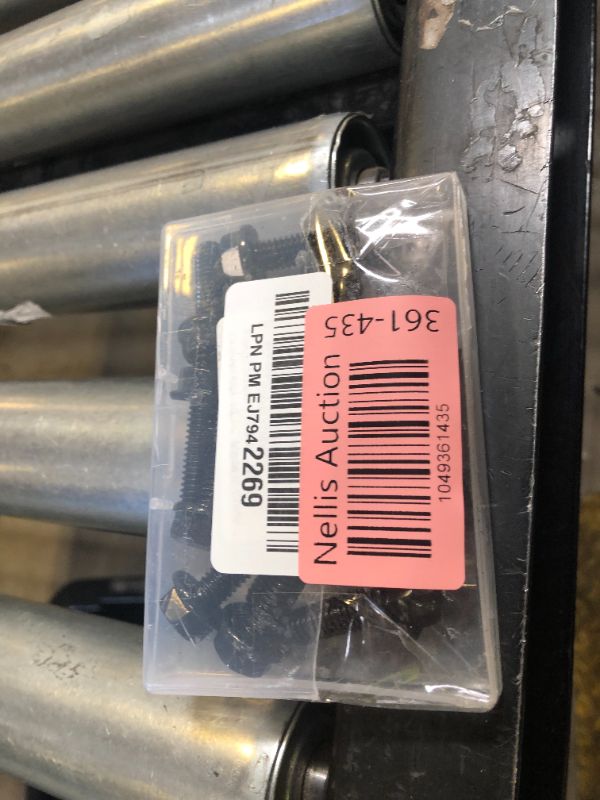Photo 1 of 5/16-18 x 1" Flanged Hex Head Bolts Flange Hexagon Screws, Stainless Steel 304 Black Finish, Fully Threaded, 15 PCS