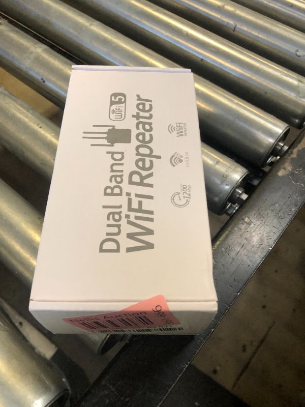 Photo 1 of WiFi Extender, WiFi Extender Signal Booster, WiFi Booster, Covers Up to 12880 Sq.ft and 105 Devices, Dual Band Wireless Repeater, WiFi Repeater, WiFi Extenders Signal Booster for Home