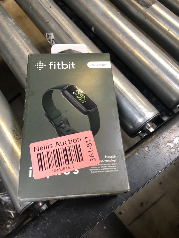 Photo 1 of Fitbit Inspire 3 Health &-Fitness-Tracker with Stress Management, Workout Intensity, Sleep Tracking, 24/7 Heart Rate and more, Midnight Zen/Black One Size (S & L Bands Included)