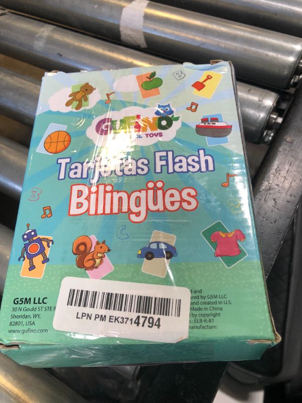 Photo 1 of Spanish Flash Cards for Kids | Bilingual Talking Flashcards with Audio | English Learning Cards | Interactive Language Development Toy | Educational Flash Cards for Early Learning