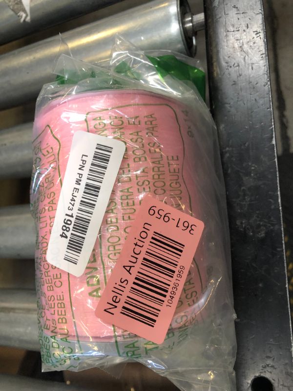 Photo 1 of 1/8 Inch x 870 Yards Pink Thin Solid Satin Ribbon Giant Spool Double Face Woven Polyester Fabric Ribbons for Crafts Hanging Tags Invitation Card Balloons Bouquet Hair Gift Wrapping Party Decoration