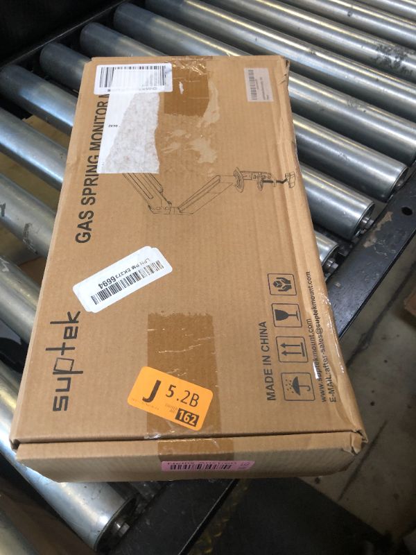 Photo 1 of Suptek Monitor Mount Gas Spring Monitor Arm Desk Mount Fully Adjustable Fits 17 20 22 23 24 26 32 inch Monitors Weight Capacity up to 22 lbs