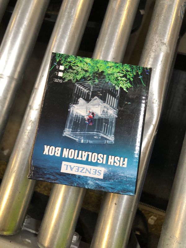 Photo 1 of Senzeal Aquarium Fish Breeder Box Plastic Fish Isolation Breeding Box Hatching Incubator Box for Baby Fishes Shrimp Clownfish Guppy