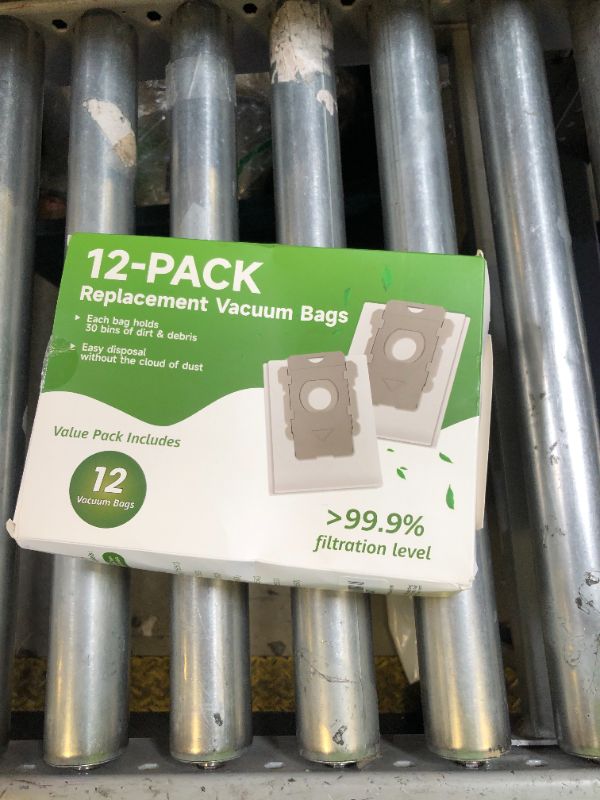 Photo 1 of 12 Pk Roomba Replacement Parts Vacuum Bags, Compatible with Irobot Roomba j7 j9 i3 i7 s9 i4 i8 j8 i6 i5 j6 i3+ i1+ i4+ i6+ i8+ j7+ s9+ Plus, Dirt Disposal Bag, Disposable Filter Dust Combo Accessories