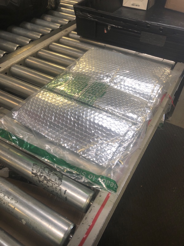 Photo 1 of Reflective Bubble Insulation Sheet, Double Side Aluminum Foil Bubble Shield, Aluminum Foil Thermal Insulation Radiant Barrier for Windows, RV, Roof, Garage Door (23.6IN X 10FT)