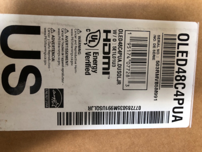 Photo 1 of LG 48-Inch Class OLED evo C4 Series Smart TV 4K Processor Flat Screen with Magic Remote AI-Powered with Alexa Built-in (OLED48C4PUA, 2024),Black
