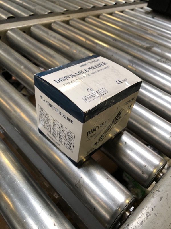 Photo 1 of 100 Pack 27 Gauge 1/2 Inch Industrial Lab Dispensing Accessories, Individually Sealed Wrapped