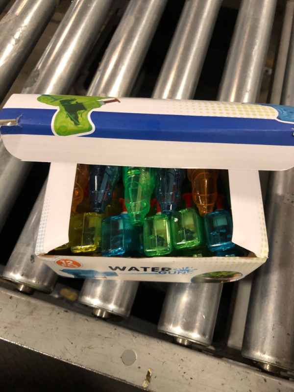 Photo 1 of 12 Packs Water Gun for Kids Squirt Toys Outdoor Beach Swimming Pool Game Summer Party Favor