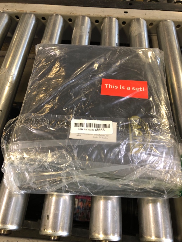 Photo 1 of TARPAL Waterproof tarp 4x5 Feet?2Pack? Black Heavy Duty tarp 14mil polyethylene tarps Multifunctional Tarpaulin?Snow or UV Protection,Suitable for Outdoor Furniture, awnings,Roofs,Tents tarps Cover