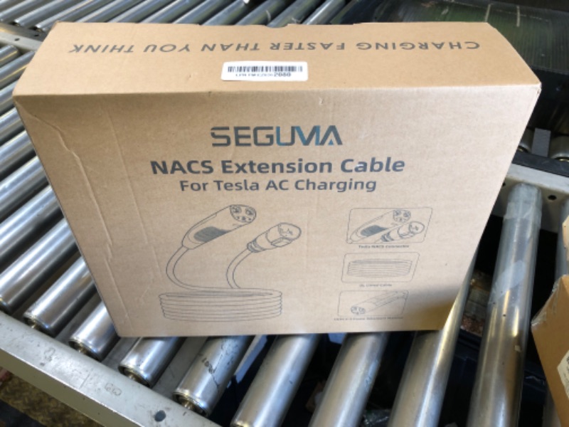 Photo 1 of EV Charger Extension Cable for Tesla Charger, 50Amp 21ft Max 240V 12kW with NACS Plug, EV Extension Cord for Level 1/2 Tesla Mobile Charger/Wall Connector, Extension Cord for ModelY/X/3/S/Cyber-truck