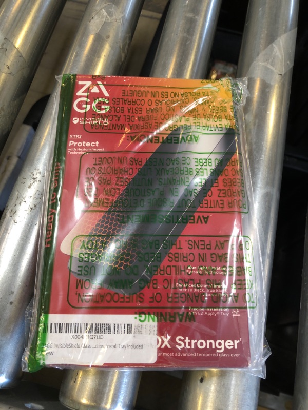 Photo 1 of ZAGG InvisibleShield Glass XTR3 iPhone 16 Plus / 15 Plus Screen Protector - Blue-Light Filtration, 10X Stronger, Scratch & Smudge-Resistant Surface, Edge-to-Edge Protection, Install Tray Included