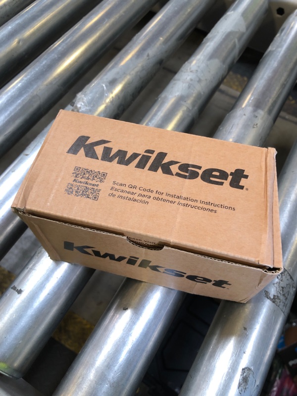 Photo 1 of Kwikset Milan Dummy Door Handle, Single Sided Lever for Closets, French Double Doors, and Pantry, Satin Nickel Non-Turning Reversible Interior Push/Pull Lever