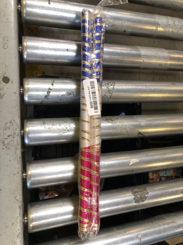 Photo 1 of Craftsofindia® Colorful Decorated Wooden Dandiya Stick 4pcs (2 Pairs) Dandia Stick For Navratri Dandiya Garba Dance