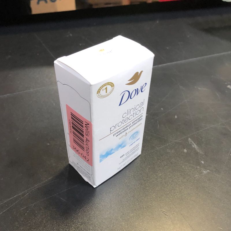 Photo 1 of Dove Clinical Protection Antiperspirant Deodorant For Sweat and Odor Protection Original Clean Antiperspirant For Women Made With 1/4 Moisturizers 1.7 oz