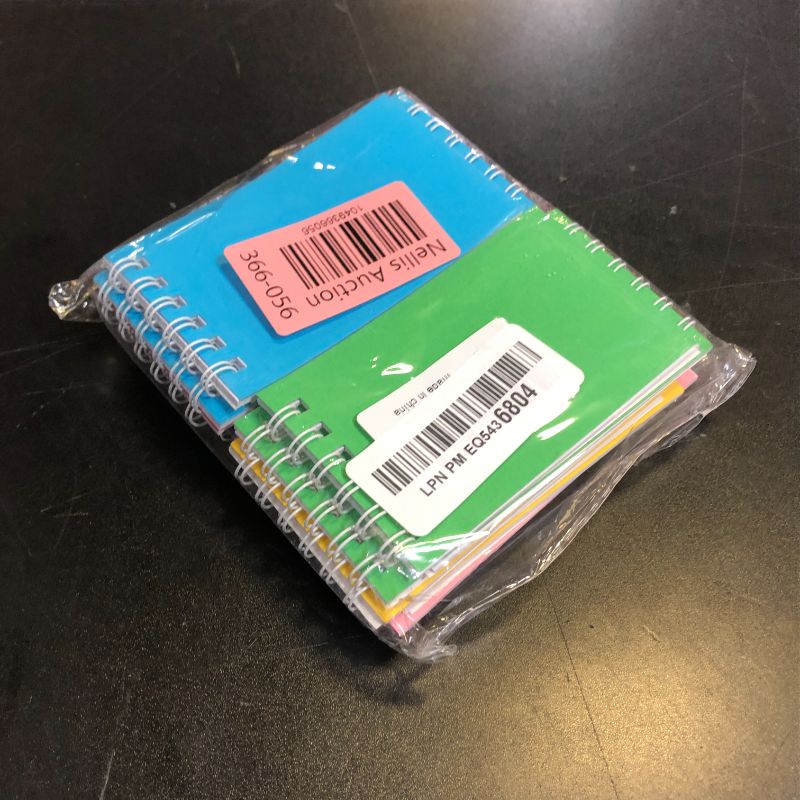 Photo 1 of Hooqict 24 Pack Small Pocket Notebook Mini Notebooks Bulk Small Spiral Notepads with 8 Colors, Memo Note Pads for Kids, Work, Office, School, 3.9 x 2.4 Inches