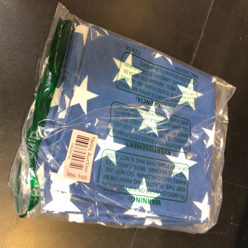 Photo 1 of GHSJYO Patriotic Throw Pillow Covers Set of 2 18x18 Blue Stars Outdoor Waterproof Pillowcase American Memorial Independence Day Pillow Cases Linen Farmhouse for Sofa Couch Bed (18" x 18", Blue)