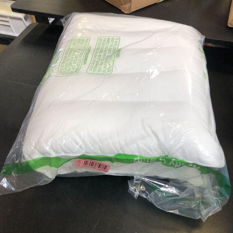 Photo 1 of MINUPWELL Ultra Flat Pillows for Sleeping Thin, 7D High Support 2.5 inch Height Ultra Thin Pillows,Slim Bed Pillows for Stomach Sleeper,Queen Size -18x30 in