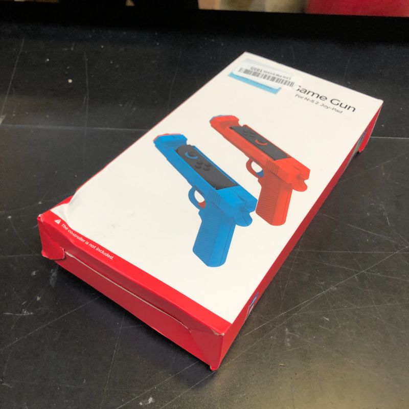Photo 1 of FASTSNAIL 2 Pack Gun Controller for Nintendo Switch 2 Joycon, Dual Trigger Shooting Game Gun Grip with Anti-Slip Design, Compatible with Big Buck Hunter, House of the Dead & More (Not for Switch 1)
