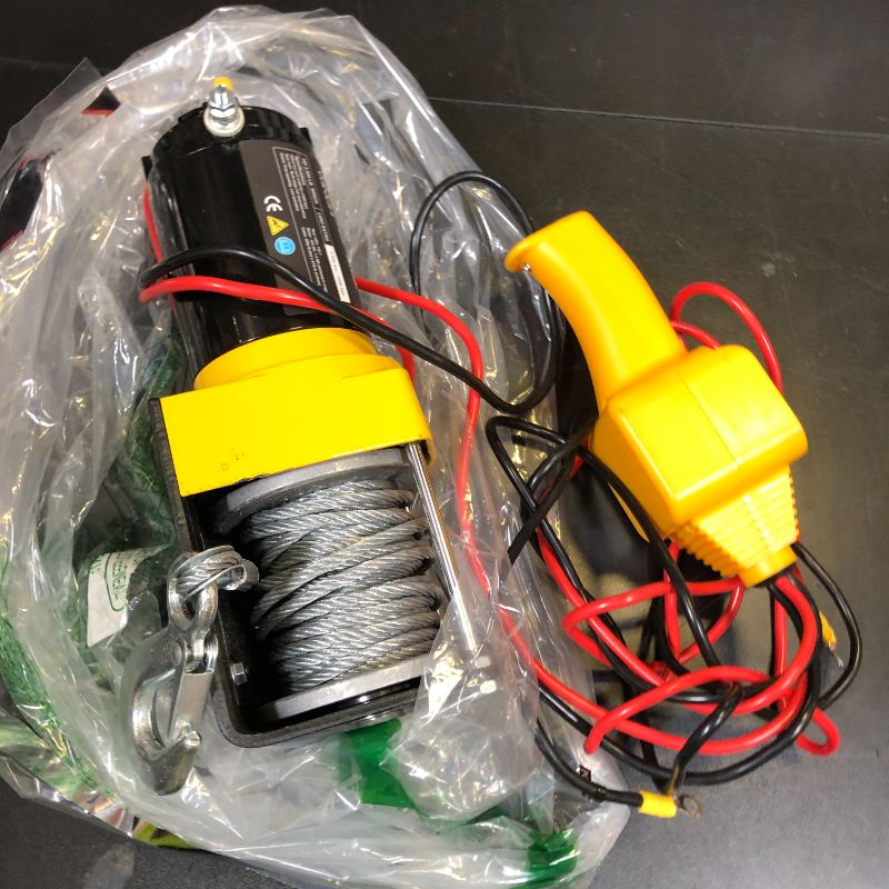 Photo 1 of RUGCEL WINCH 3500lb. ATV/UTV Electric Winch,with Roller Fairlead, Mount Plate