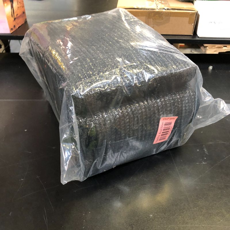 Photo 1 of JOJOLEE 70% Sun Shade Cloth, 10x20FT Shade Net Mesh Tarp with Grommets, Black Sunblock Cover for Outdoor Patio Plants, Pergola, Greenhouse, Chicken Coop, Backyard, Balcony
