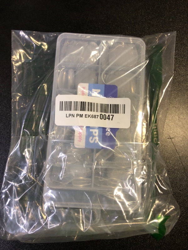 Photo 1 of Wilfniee Short Coffin Nail Tips: 240PCS Pre-shaped Clear Gel Nail Tips Coffin Short, 12Sizes Acrylic Full Cover Fake Press on Nails for Nail Extension DIY Salon