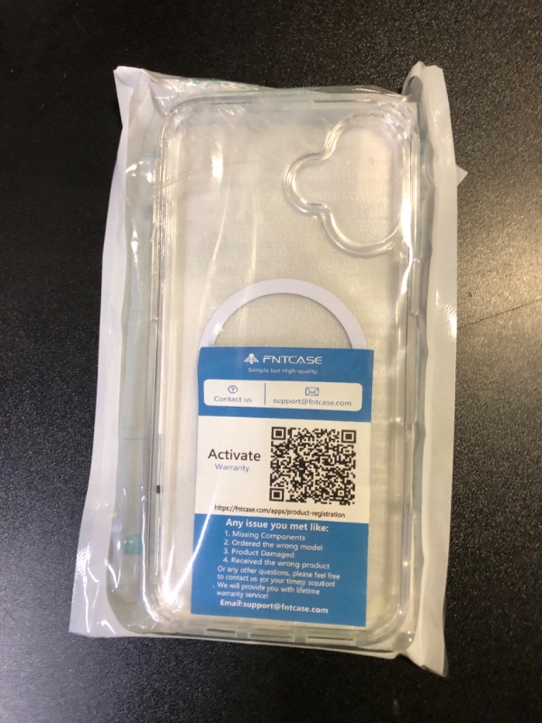 Photo 1 of FNTCASE for iPhone 16 Plus Case: Clear Case Magnetic Military Grade Drop Protection Anti Yellowing Cell Phone Cover - Rugged Shockproof Protective Bumper Transparent Cases
