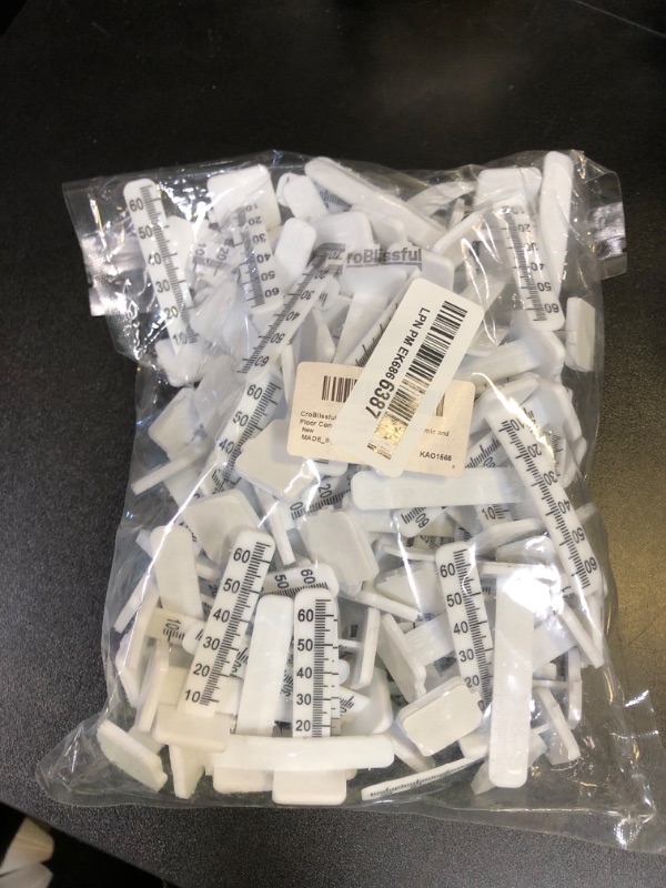 Photo 1 of CroBlissful 100 Pcs Self Leveling Pins 2.36 Inches (60 Mm) Level Stick Pegs for Tile Stone? Ceramic and Floor Concrete Tools