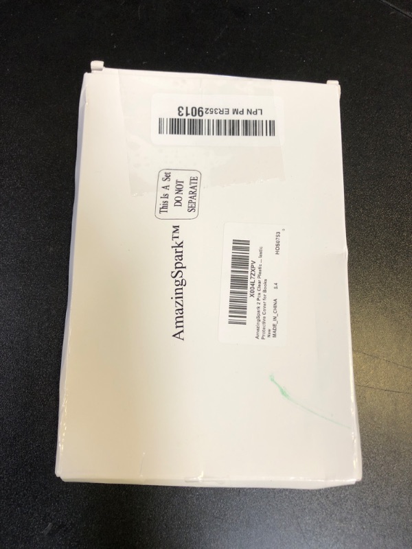 Photo 1 of AmazingSpark 2 Pcs A6 Clear Plastic Cover 10.0 x 6.7 Inches Transparent Waterproof PVC Notebook Strong Plastic Protective Cover for Books