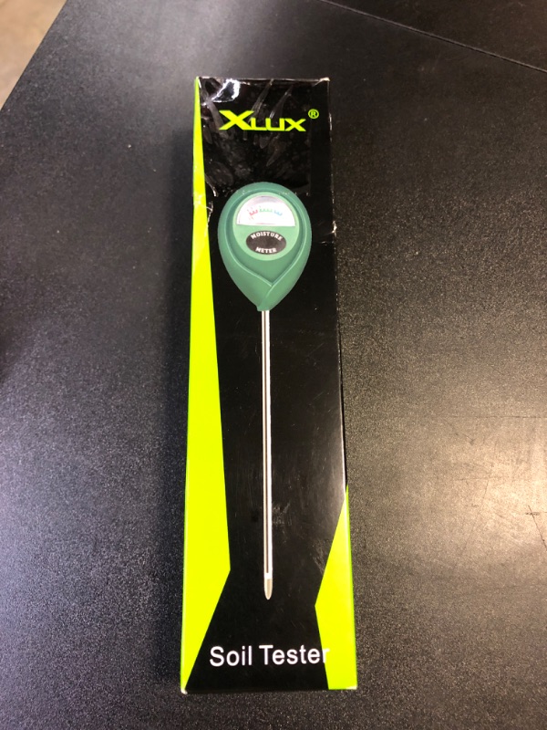 Photo 1 of XLUX Soil Moisture Meter, Plant Water Monitor, Hygrometer Sensor for Gardening, Farming, Indoor and Outdoor Plants, No Batteries Required