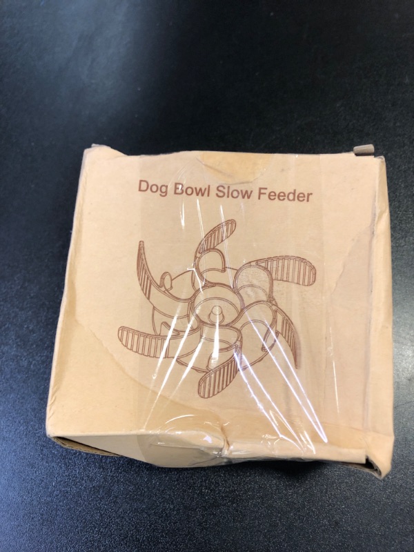 Photo 1 of Keegud Slow Feeder Dog Bowls Insert [36 Octopus Suction Cups] Super Firm Eating Bowl [Cuttable] for Large Breed and Medium Size Compatible with Regular Elevated (Turbine)