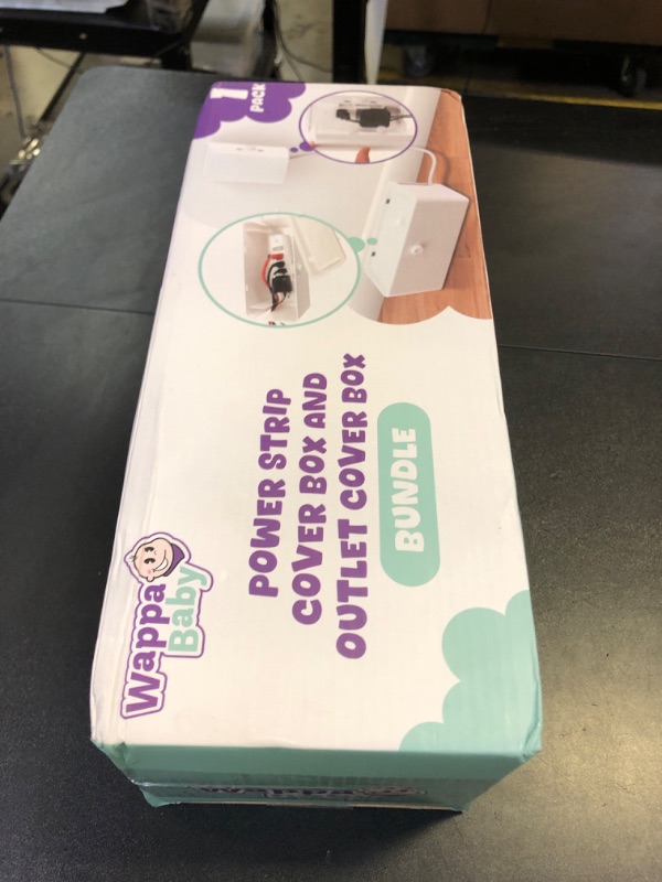 Photo 1 of Power Strip Cover and Outlet Cover Box - Effectively Baby Proofs Power Strip on Floor or Wall, Protects Small Hands & Fingers, Cover Box and Outlet Cover Box