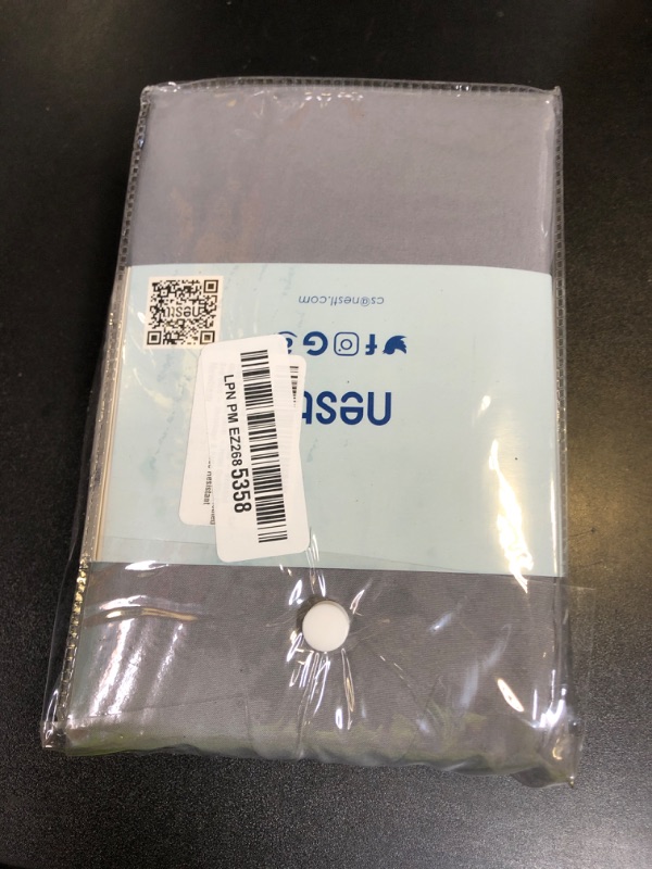 Photo 1 of Nestl Grey Blue Bed Skirt Cal King Size - Cal King Bed Skirt 14 Inch Drop - Brushed Microfiber Bed Skirts - Hotel Quality Pleated Bed Skirt - Shrinkage & Fade Resistant