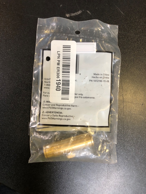 Photo 1 of 5-Pack Orbit 10121W 3/8-Inch Slip Lok Coupling with Nozzle