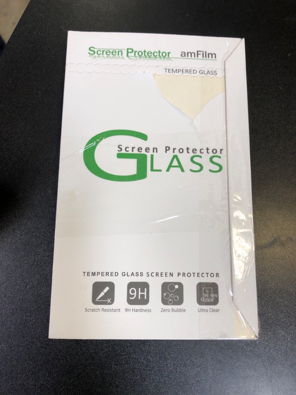 Photo 1 of amFilm Tempered Glass Screen Protector Compatible with Nintendo Switch 2 7.9" 2025 Alignment Installation Frame Transparent HD Clear Case Accessories Anti-Scratch (3-Pack) (SWTCH2-7.9")