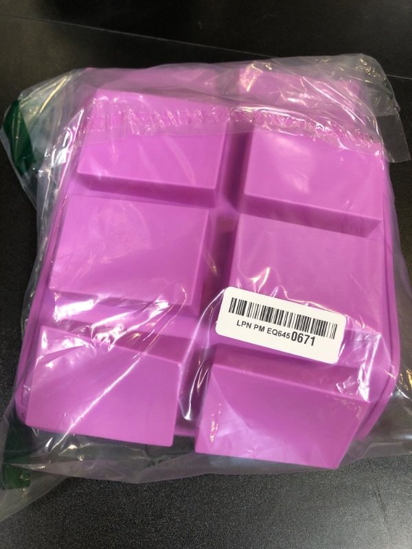 Photo 1 of Palksky Rice Snacks Molds for Rice Krispies Treats Baking, 3pcs 6-Cavityrice Cereal Bars Trays for Crispy Treat Making, Candy Making Supplies for Chocolate Brownie Cornbread Pudding Butter Mould