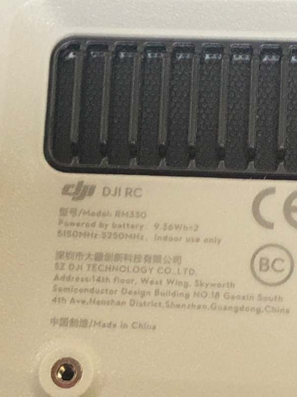 Photo 1 of DJI RC, Remote Controller with Lightweight Body, FHD Screen, 4hr Battery, Precision Control Sticks, O3+ Transmission