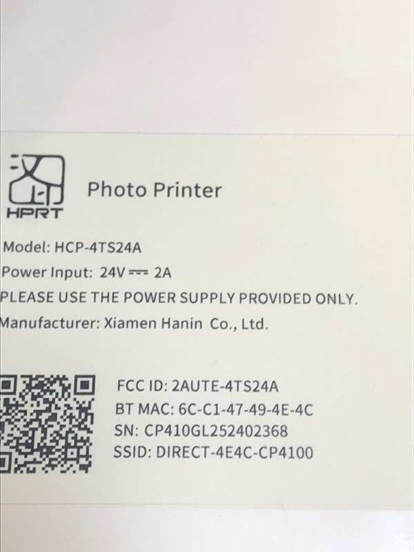 Photo 1 of HPRT Photo Printer 4x6,+108 Sheets&2Ribbon,Phone Instant Picture Printer for iPhone, Android, Portable Photo Printers for Home Use (Beige)
