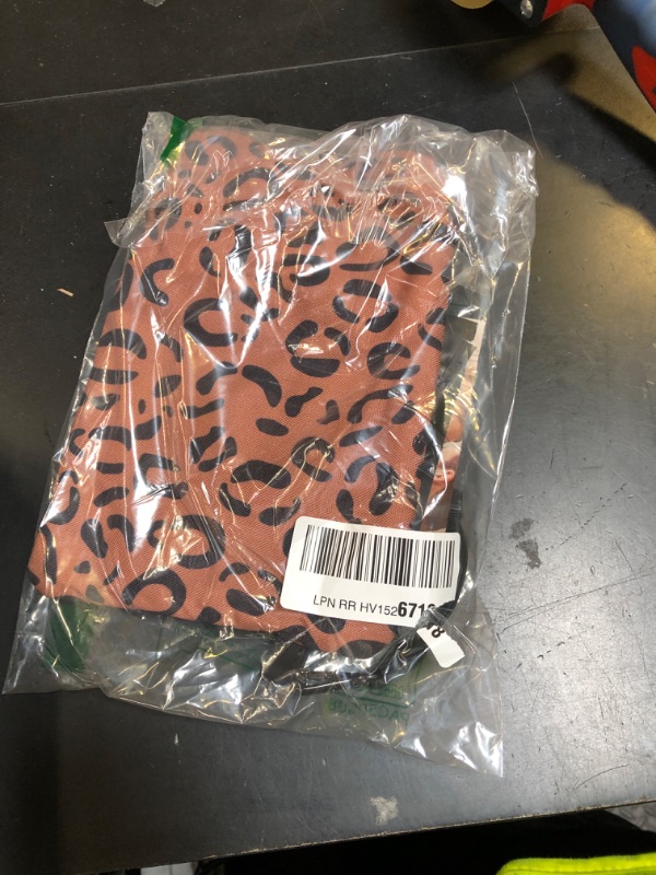 Photo 1 of IDEATECH Smell Proof Bag, Odor Proof Containers, Travel Storage Money Bag, Locking Pouch Case (Leopard Brown)
