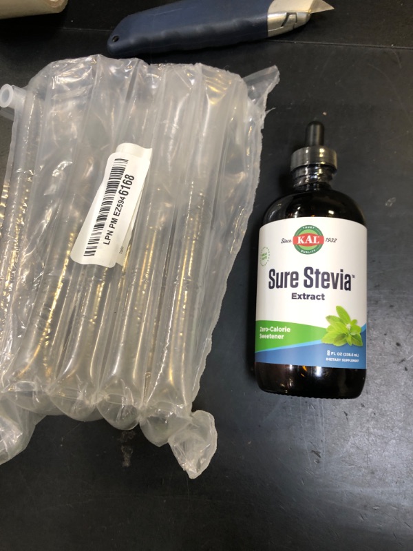 Photo 1 of KAL Sure Stevia Extract Zero Calorie Sweetener, Low Carb, Plant Based Liquid Stevia Drops, Great Taste, Zero Sugar, Low Glycemic & Perfect for a Keto Diet, 60-Day Guarantee, Approx. 1555 Servings, 8oz EXP 03/2027