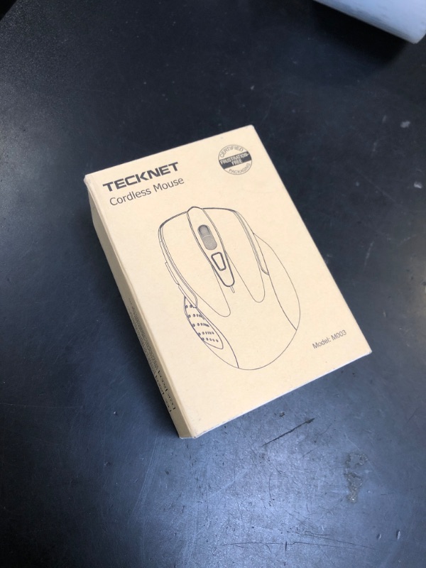 Photo 1 of TECKNET Wireless Mouse, 2.4G Ergonomic Optical Mouse, Computer Mouse for Laptop, PC, Computer, Chromebook, Notebook, 6 Buttons, 24 Months Battery Life, 2600 DPI, 5 Adjustment Levels