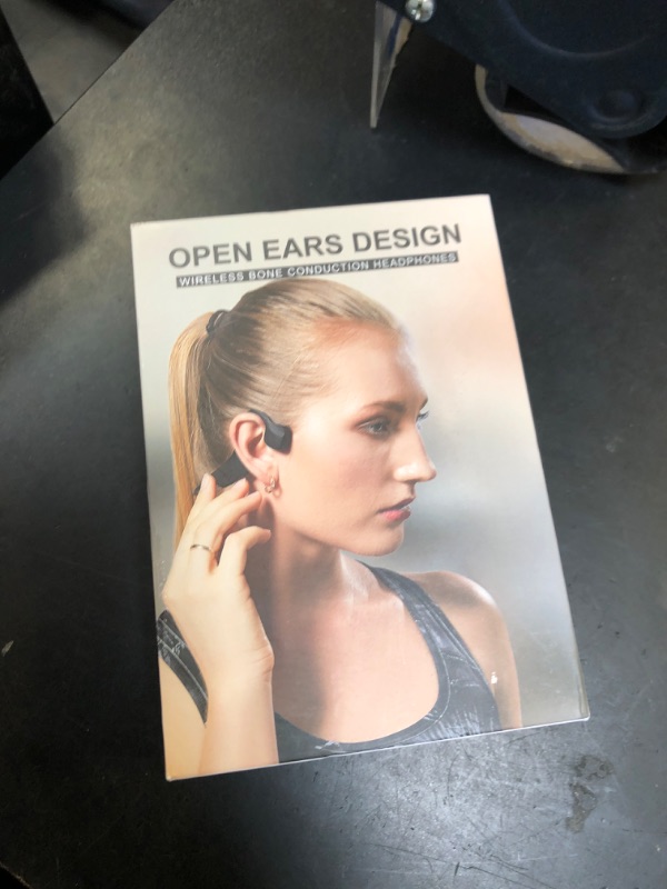 Photo 1 of YouthWhisper Bone Conduction Headphones Open-Ear Bluetooth 5.0, IP65 Waterproof Wireless Sport Headset with 8H Playtime, Secure Fit for Running/Cycling/Gym, HD Audio w/Mic (2025 Upgraded)
